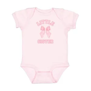 Little Sister Bow Short Sleeve Bodysuit