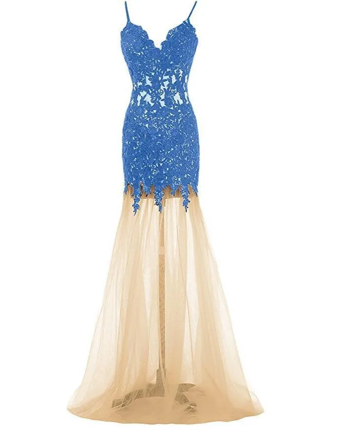 long black red blue formal elegant unique evening dress Prom Dress, Party gown, PD0323