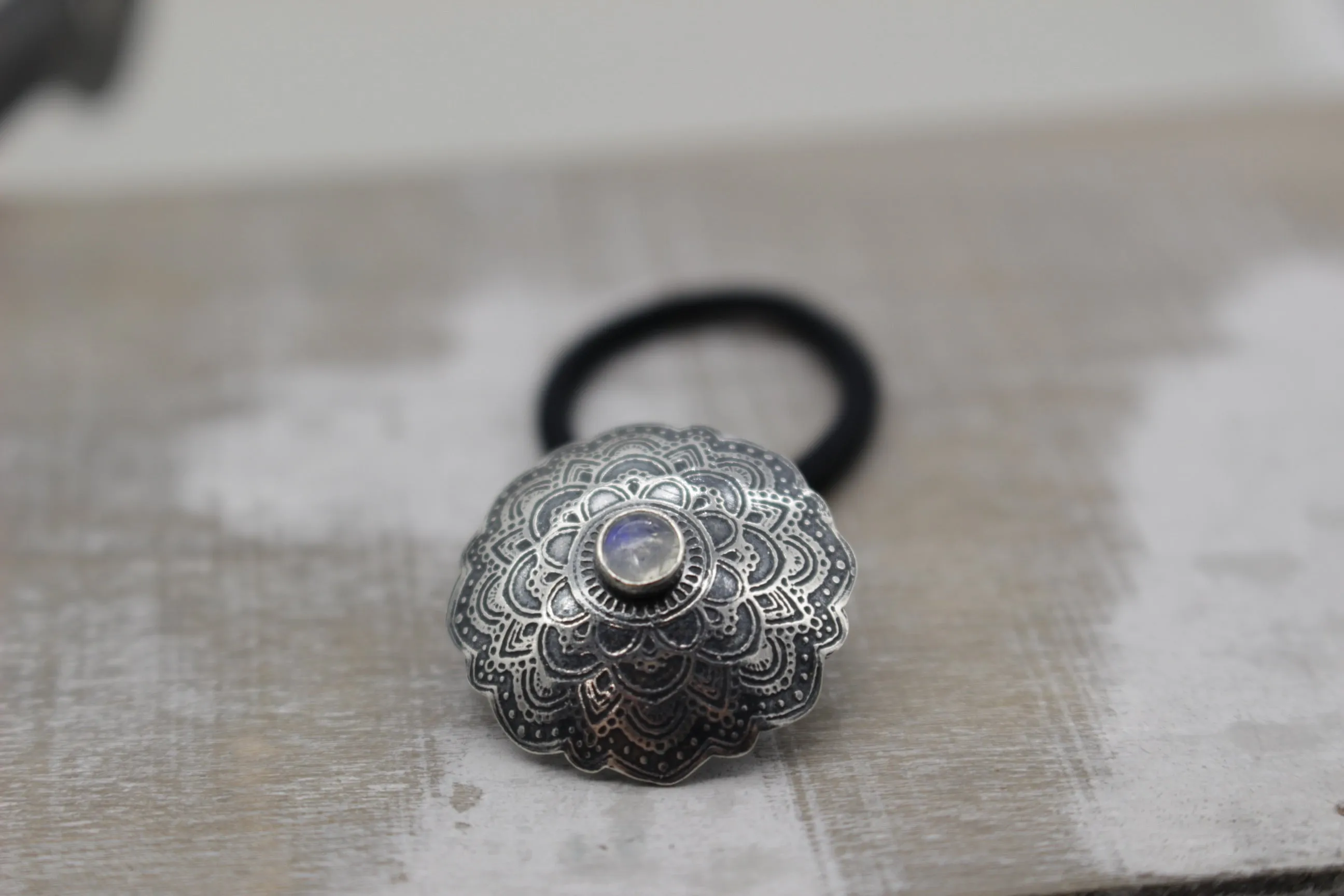 Mandala Ponytail Holder