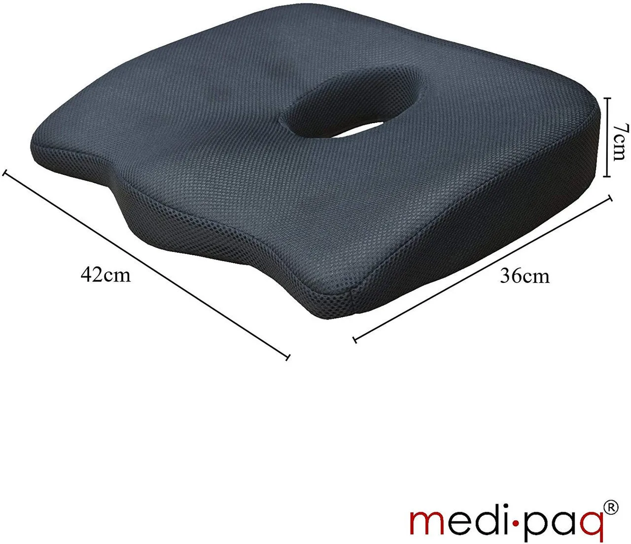 Medipaq®️ Luxury Orthopaedic Coccyx Seat Cushion