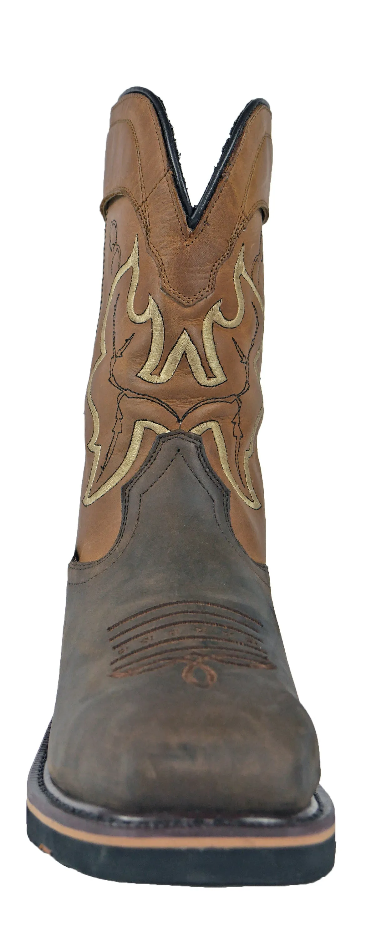 Men's Hoss Showdown Brown, EH, SR, WP, PR Pull On Western Composite Toe Boot