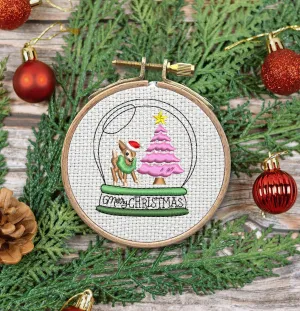 Merry Christmas Embroidered Christmas Ornaments