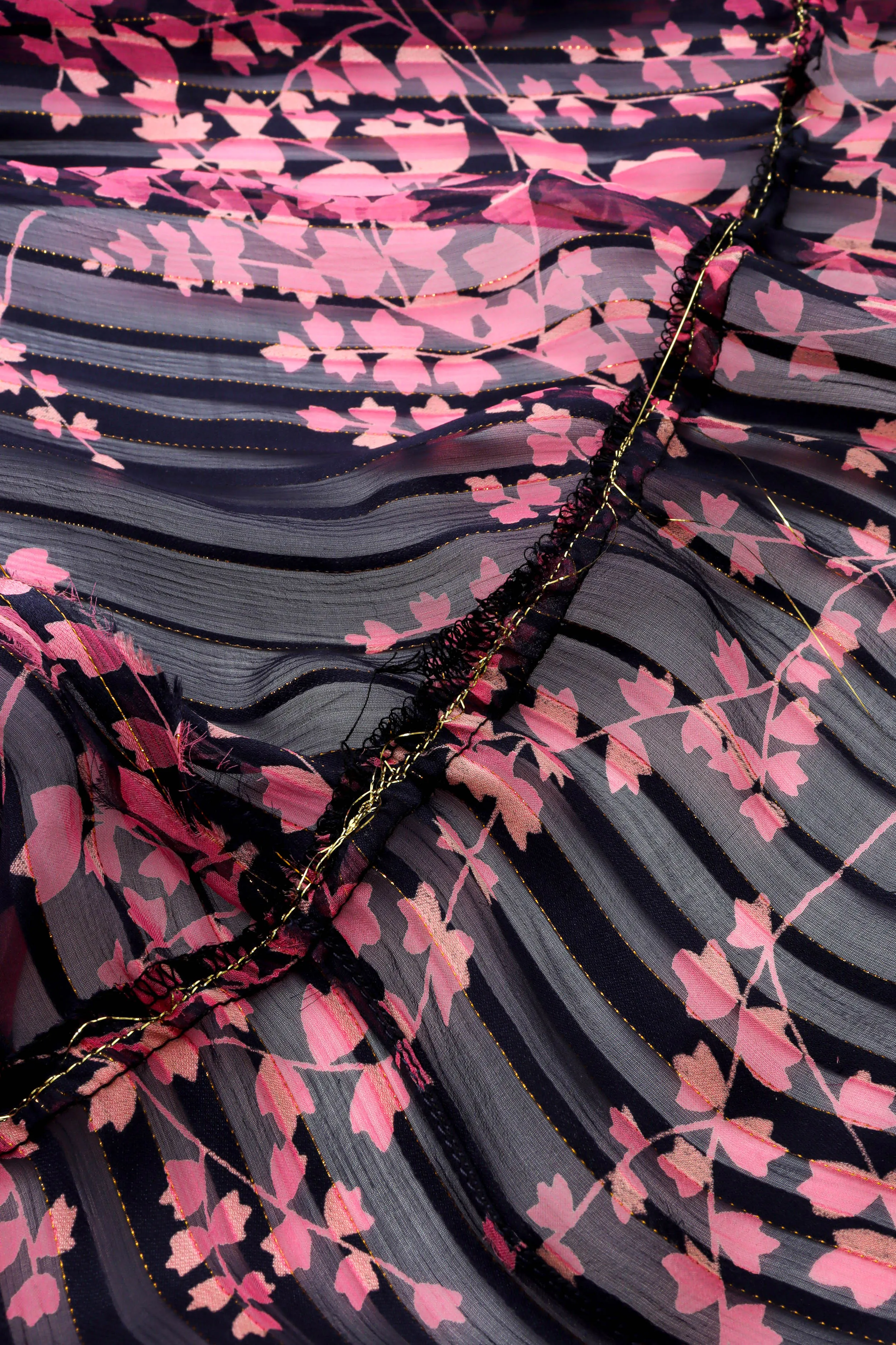Metallic Leaf Tunic Dress