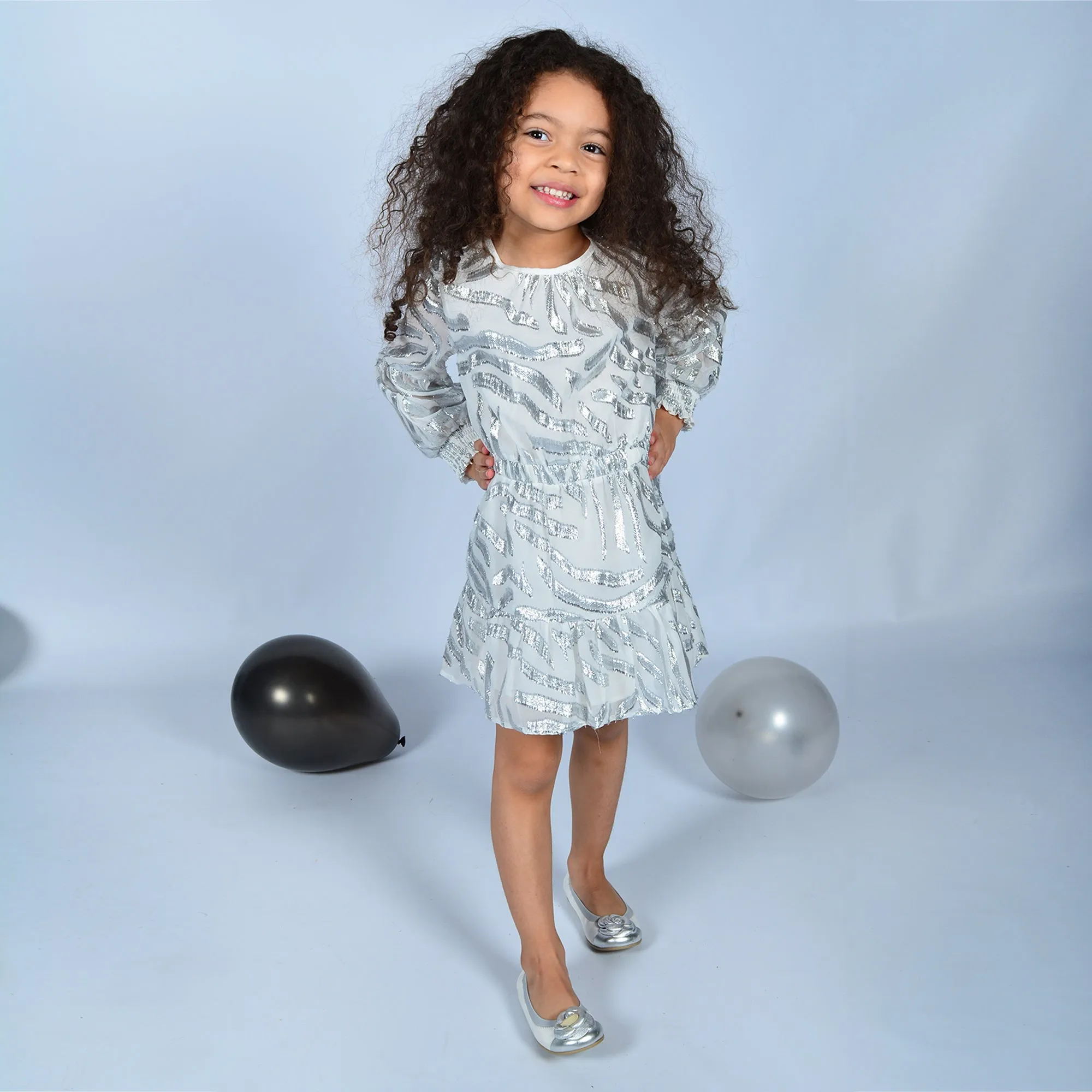 Michael Kors Silver Zebra Dress