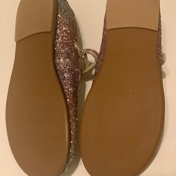 Mini Boden 🆕 Pink Ombré Glitter Mary Janes