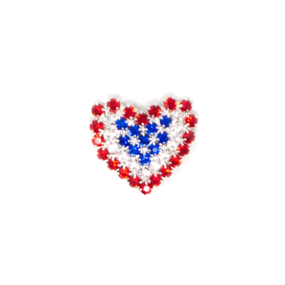 Mini Sparkle Patriotic Heart