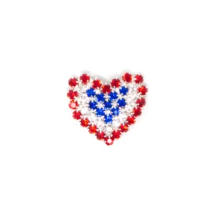Mini Sparkle Patriotic Heart