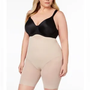 MiracleSuit Women's Extra Firm Tummy-Control Sheer Trim Thigh Slimmer