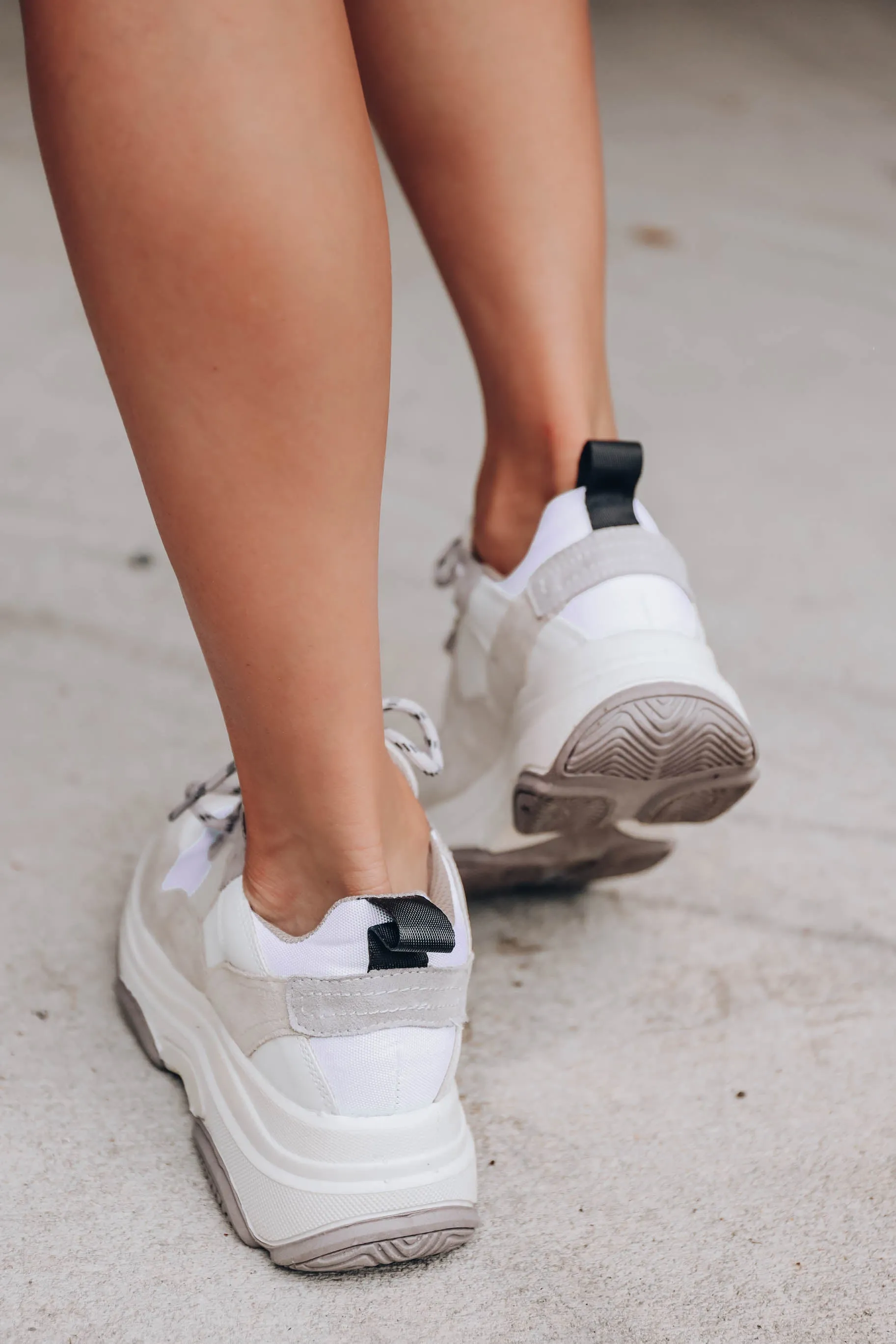 *MODEL* Perla Sneaker by ShuShop - White - SIZE 6 - FINAL SALE