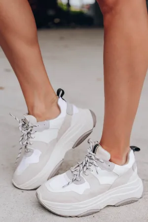*MODEL* Perla Sneaker by ShuShop - White - SIZE 6 - FINAL SALE