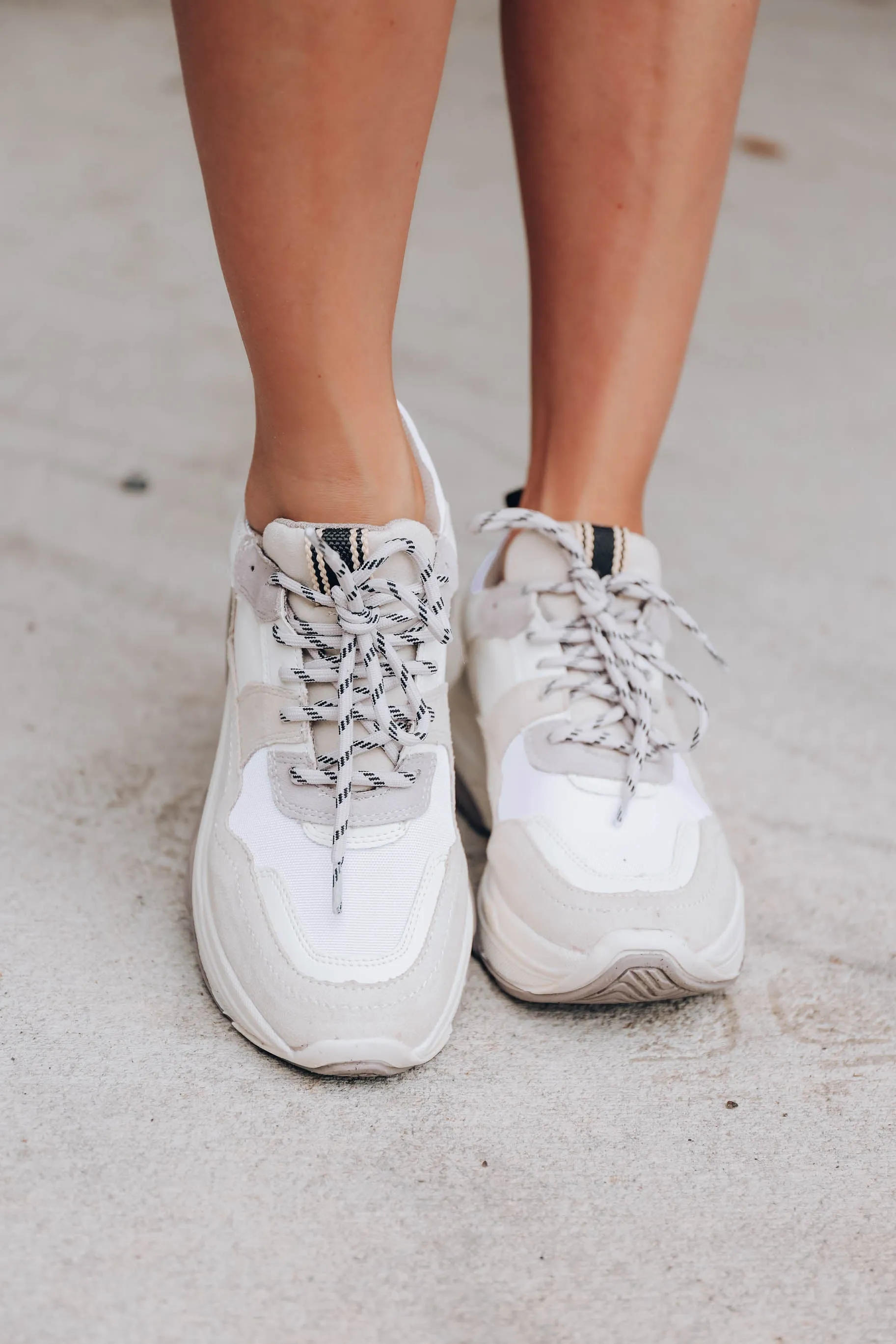 *MODEL* Perla Sneaker by ShuShop - White - SIZE 6 - FINAL SALE