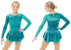 Mondor Inka Shiny Velvet Skating Dress