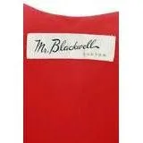 Mr. Blackwell Embellished Red Gown and Matching Caplet | Size M