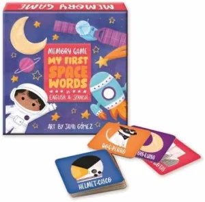 My First Space Words in English & Spanish Memory Game