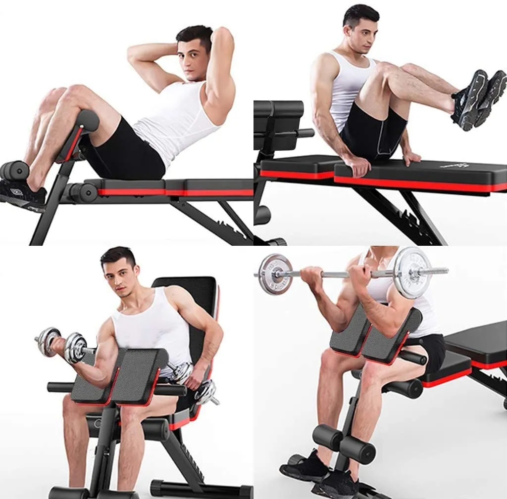 New in box! EW&HU Abdominal Training Dumbbell Bench Dengqin Roman Chair Adjustable Sit Up Incline Abs Bench Flat Fly Weight Press Fitness-Foldable Workout Bench!