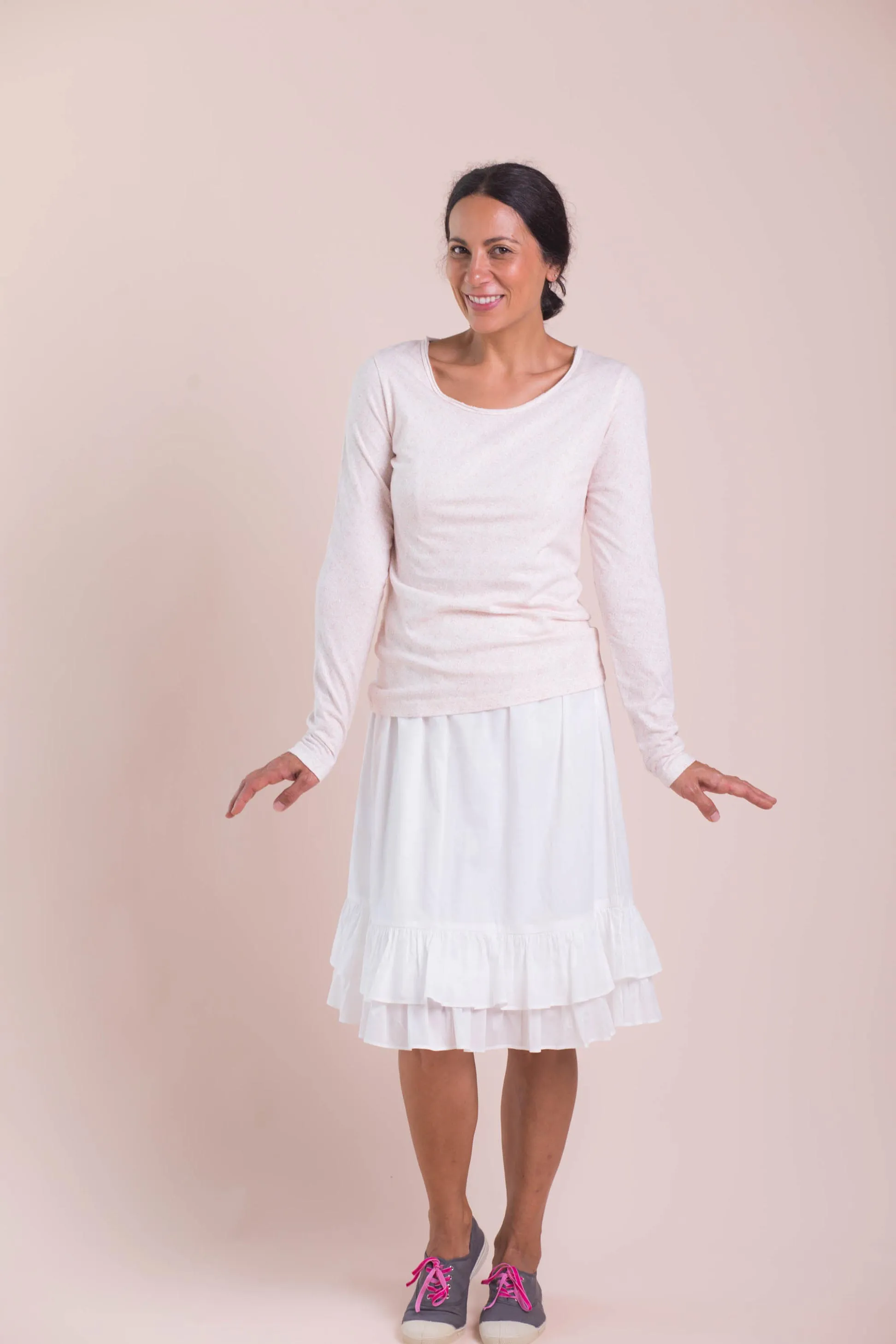 Noelle slip in White *organic cotton