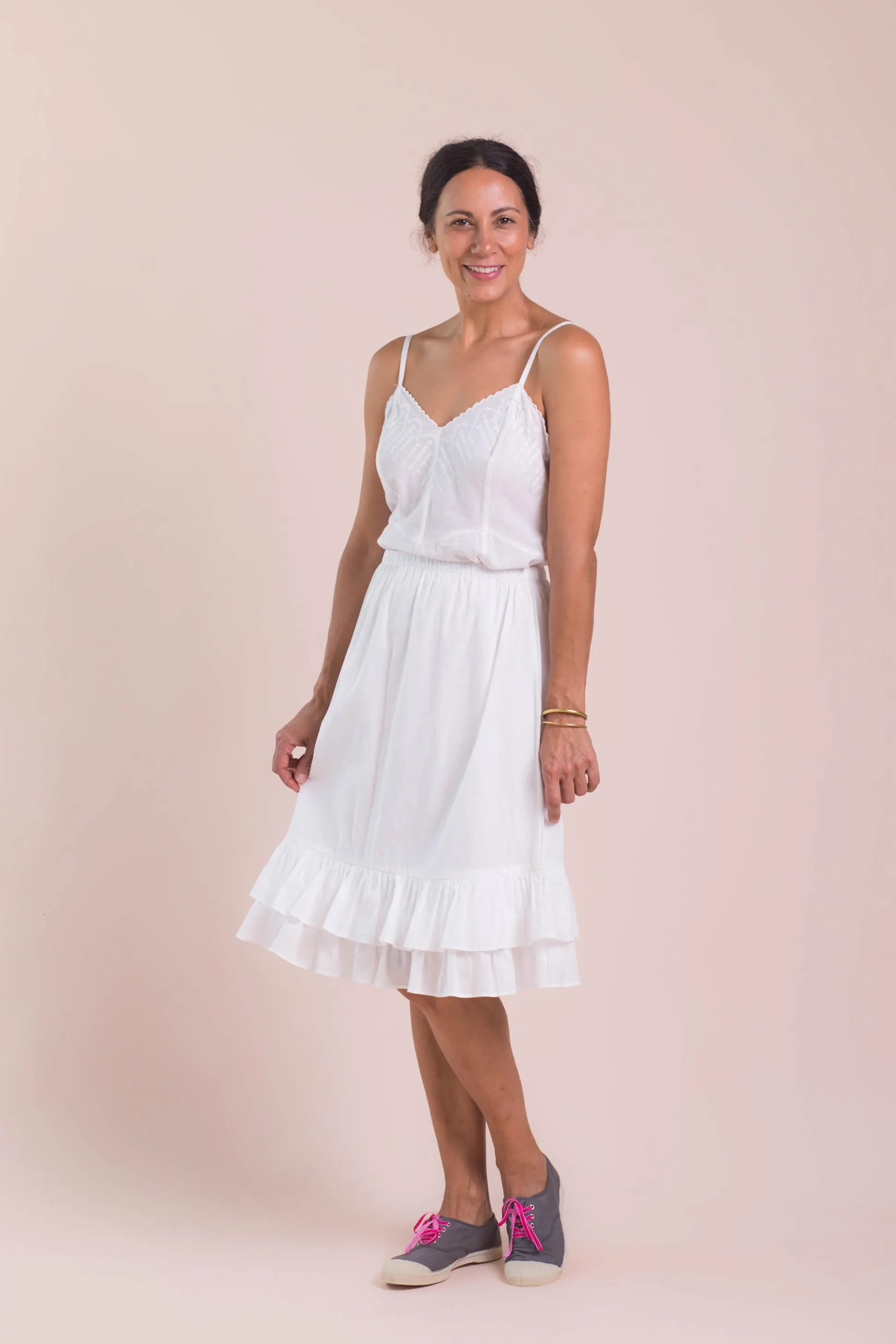 Noelle slip in White *organic cotton