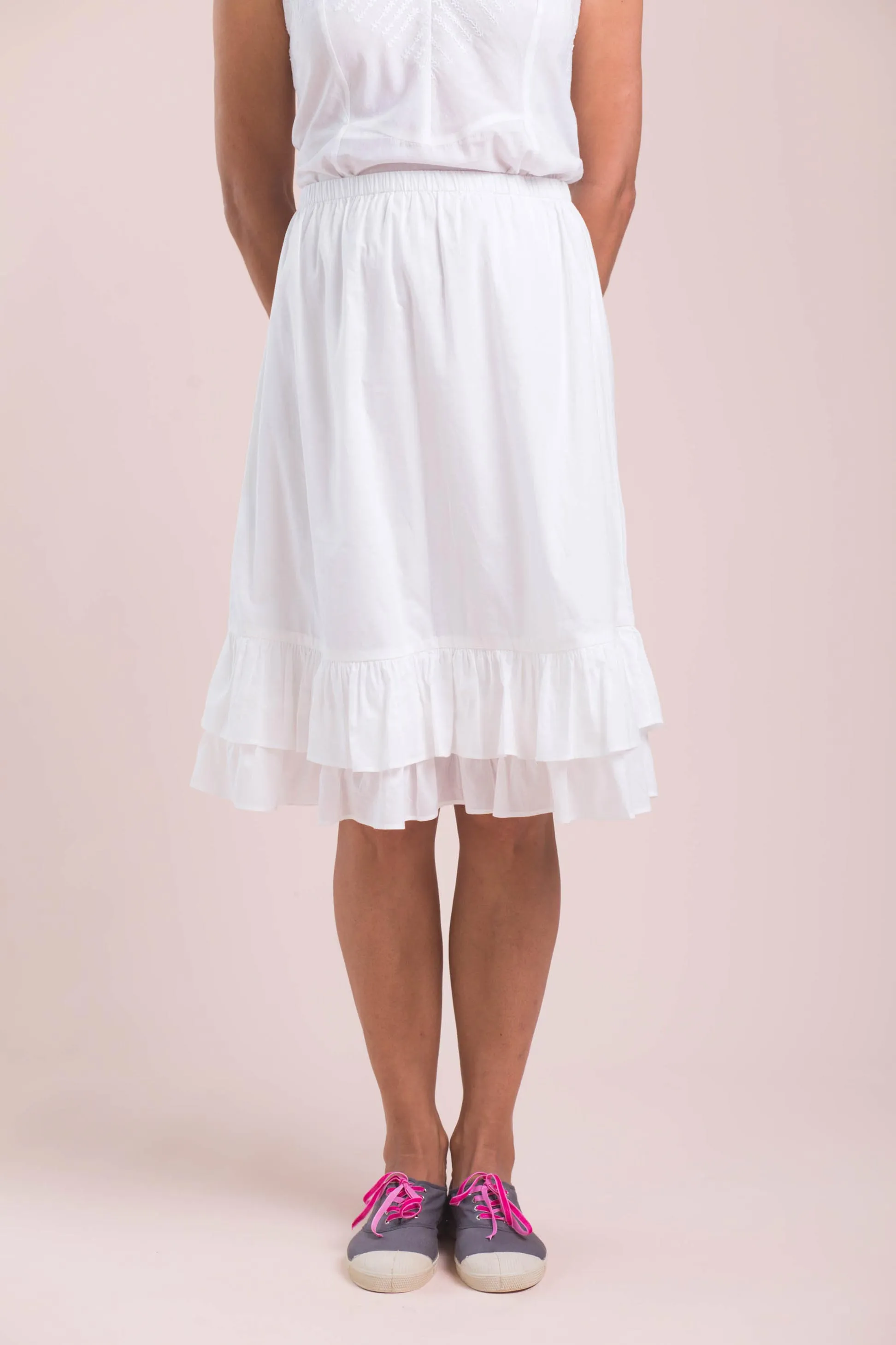 Noelle slip in White *organic cotton