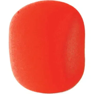 On-Stage ASWS58-R Handheld Microphone Foam Windscreen, Red