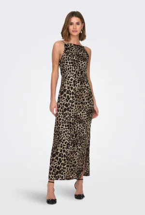 ONLY CHIGO LIFE STRAP SATIN MAXI DRESS