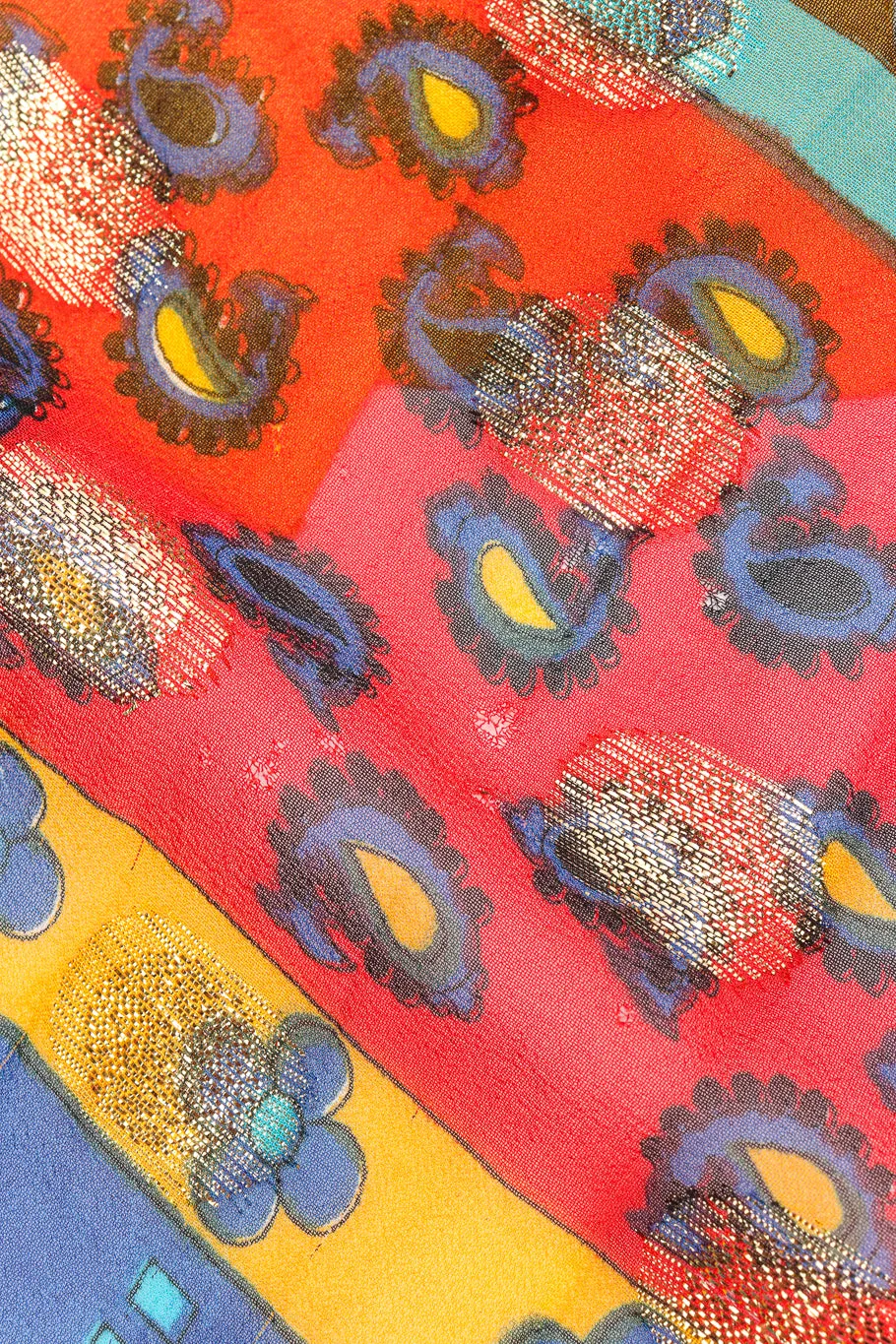 Paisley Print Hostess Dress