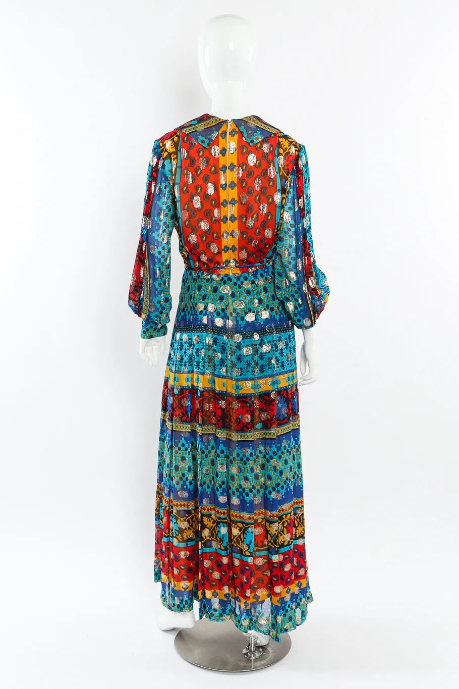 Paisley Print Hostess Dress