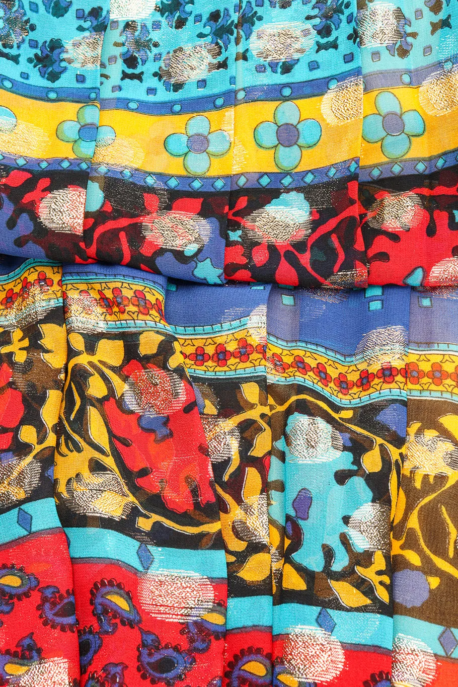 Paisley Print Hostess Dress