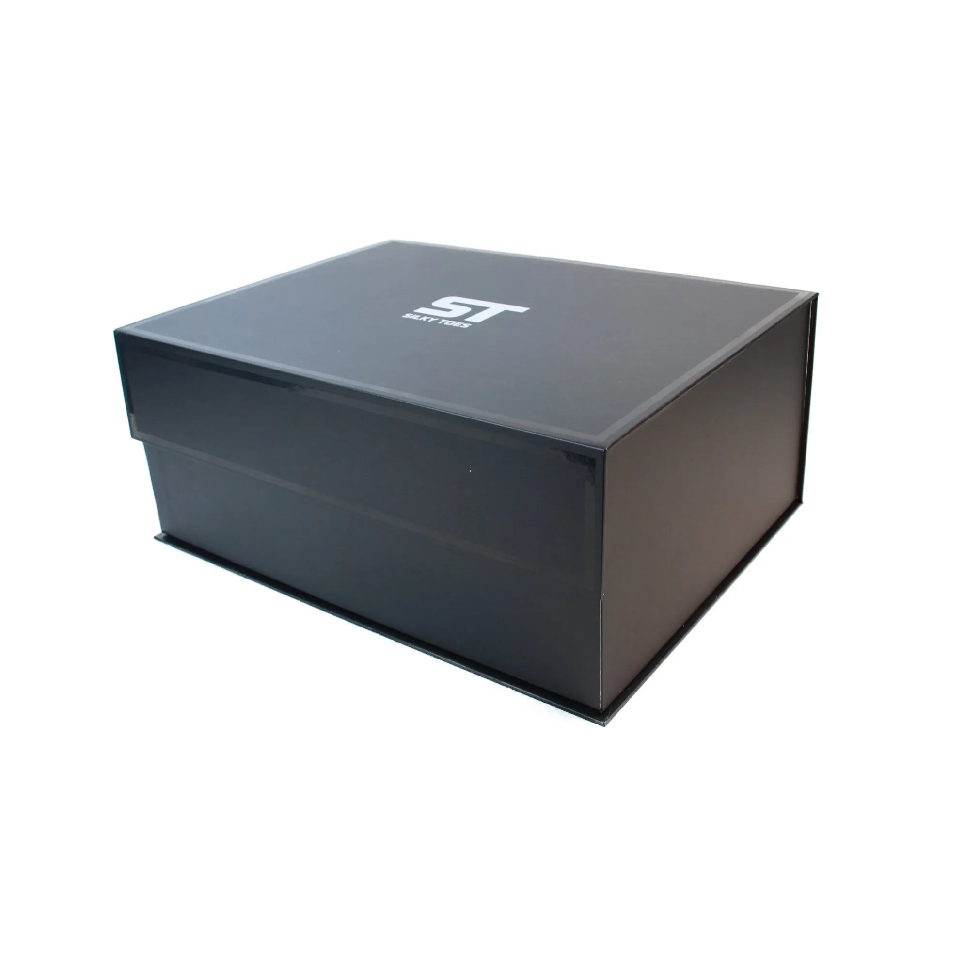 PRE-ORDER Foldable Flats Party Box | 20 Pairs of Velvet Ballet Pink Flats in a Black Display Box