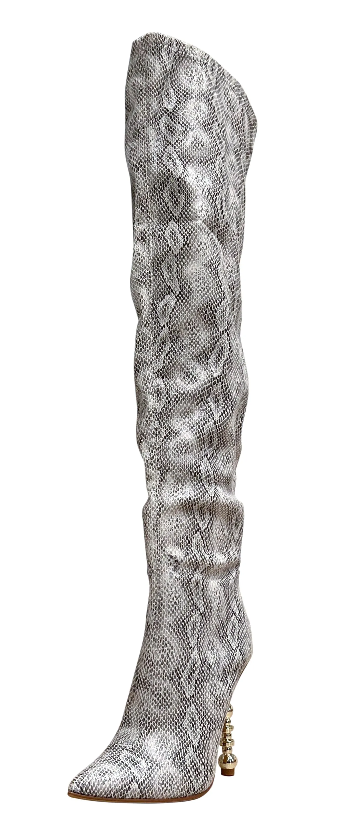 Python Thigh High Boots