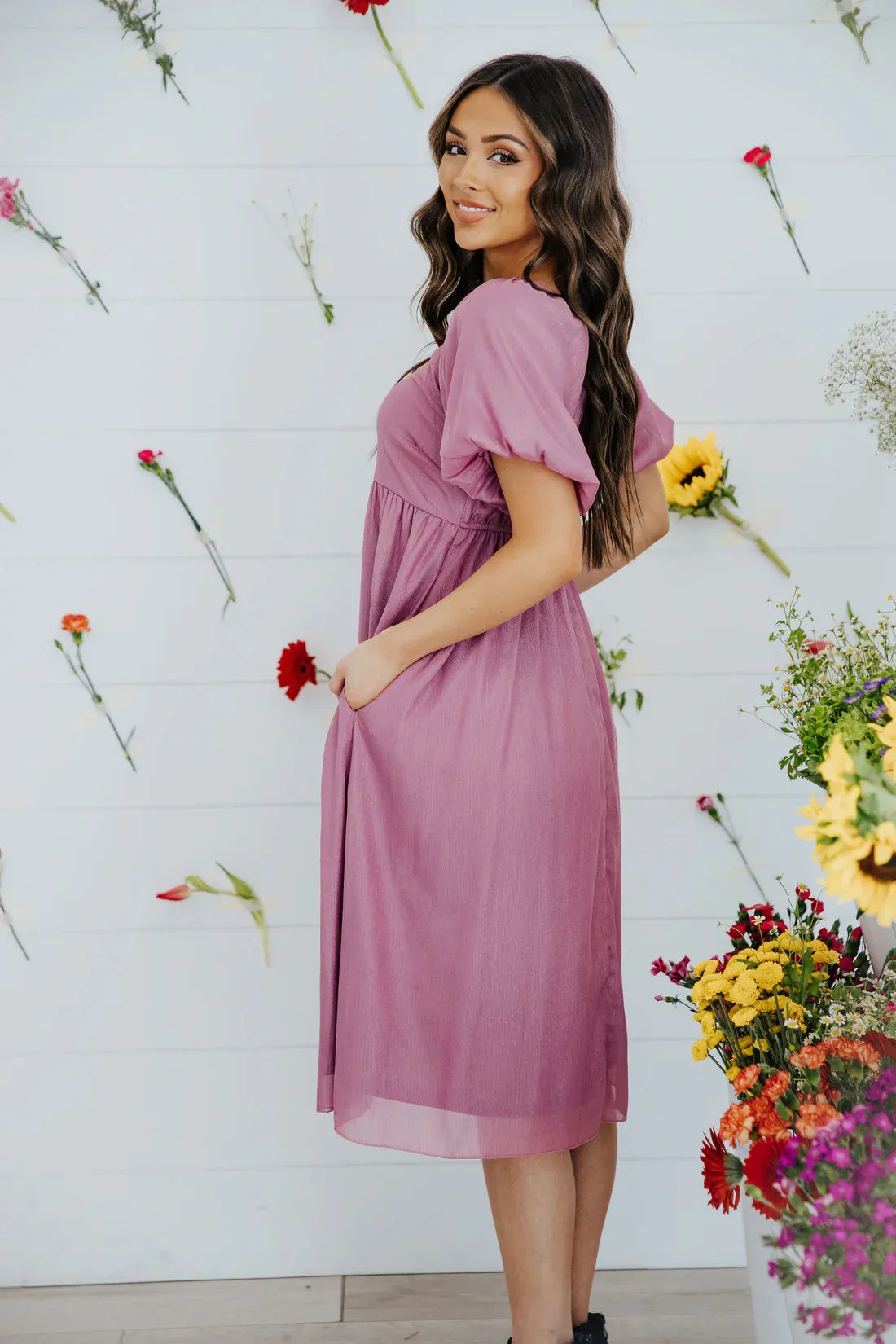 Raquel Dress in Mystic Lilac