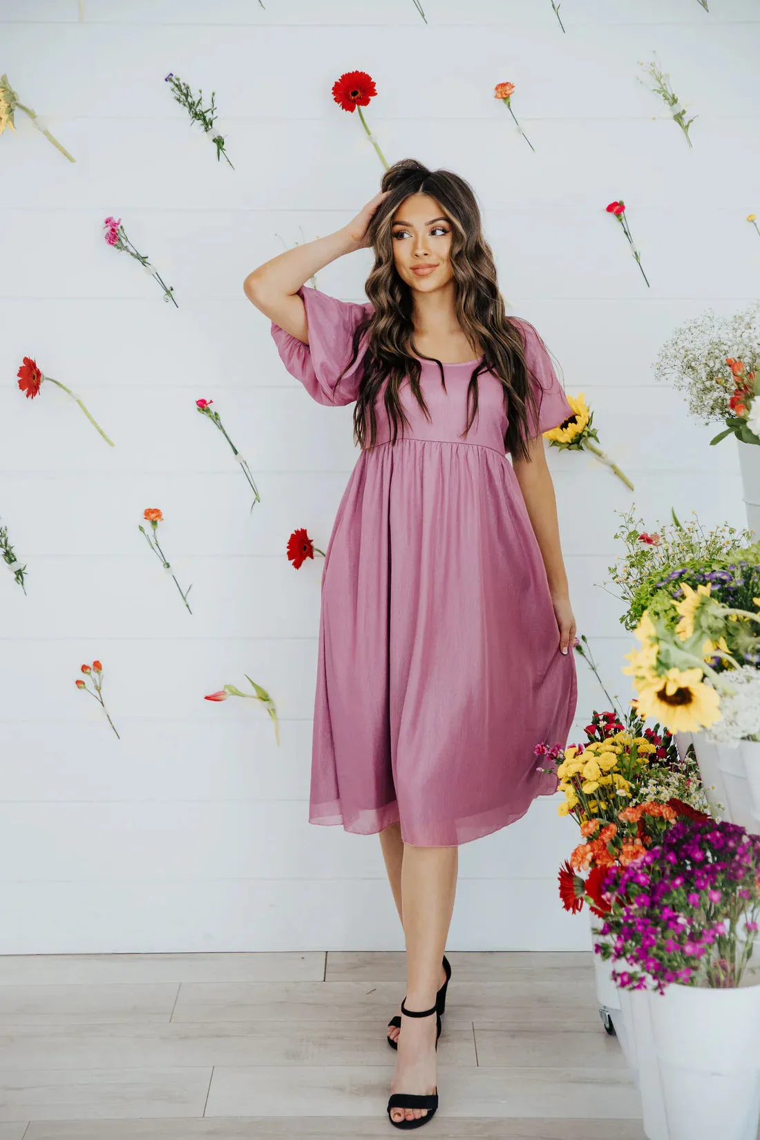 Raquel Dress in Mystic Lilac