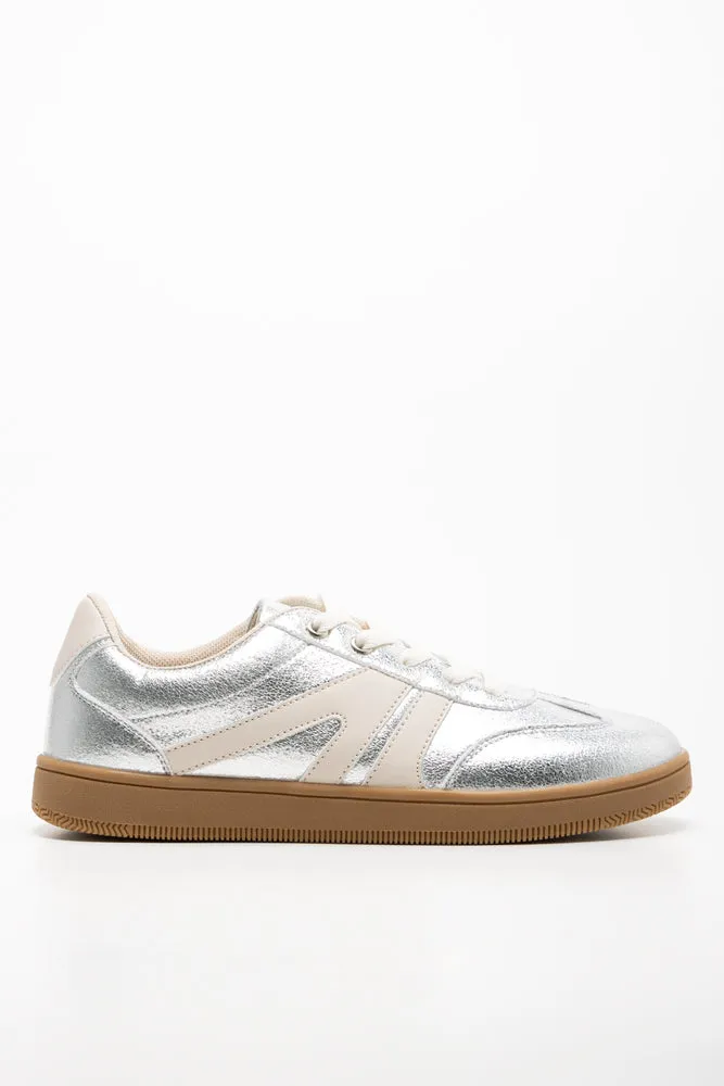 Retro Sneakers Silver