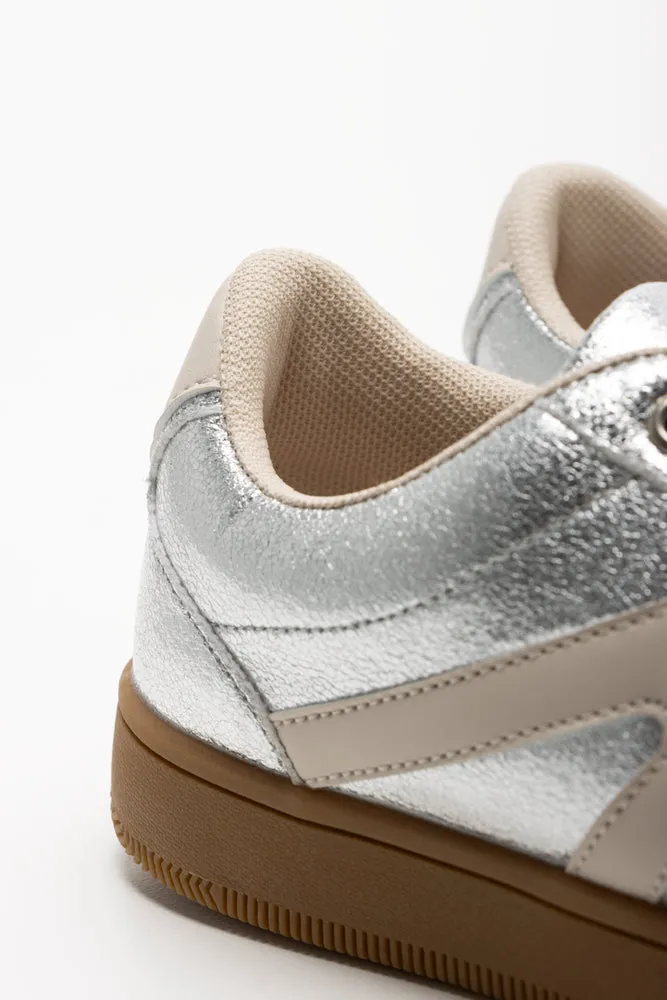 Retro Sneakers Silver