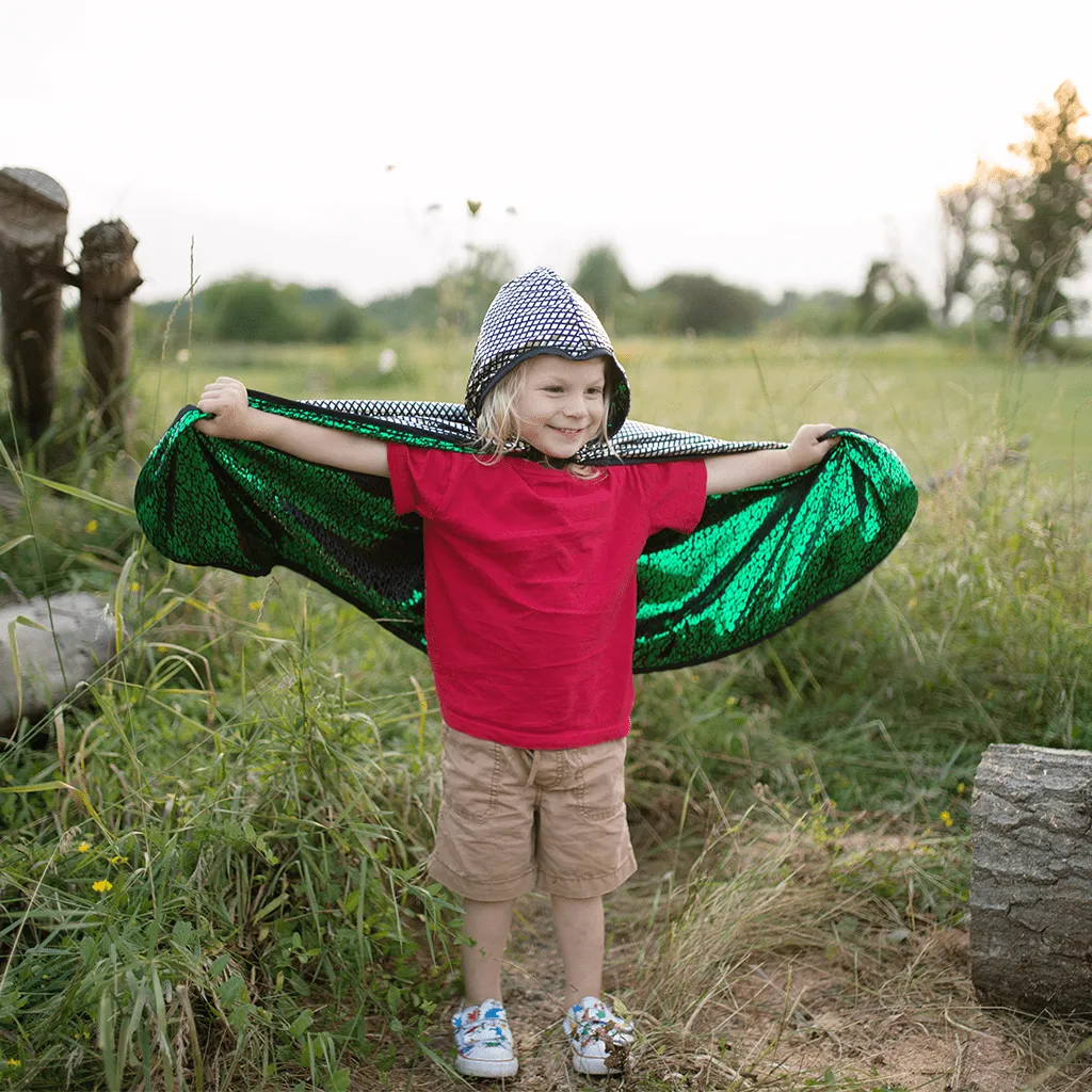 Reversible Dragon & Knight Cape