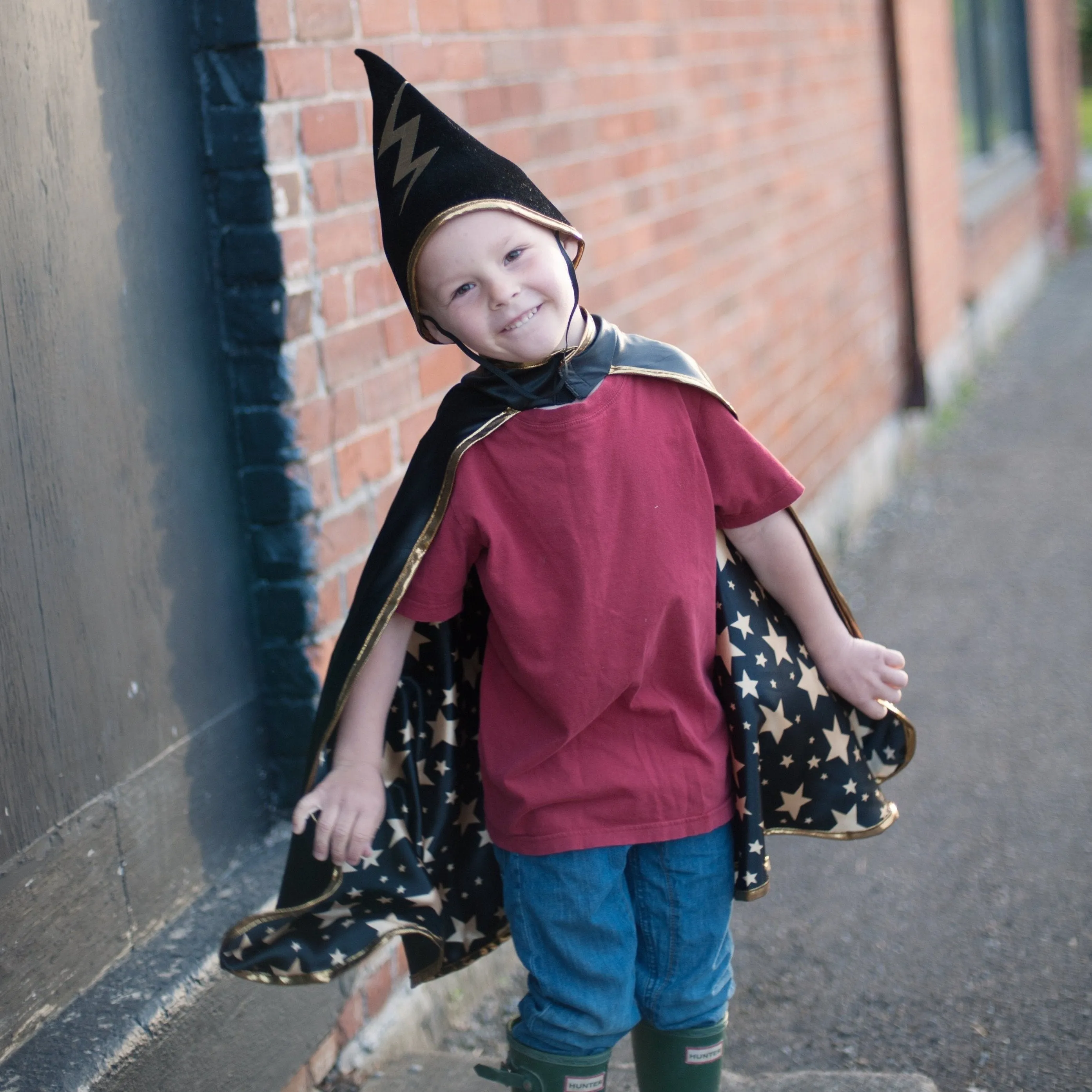 Reversible Wizard Cape & Hat