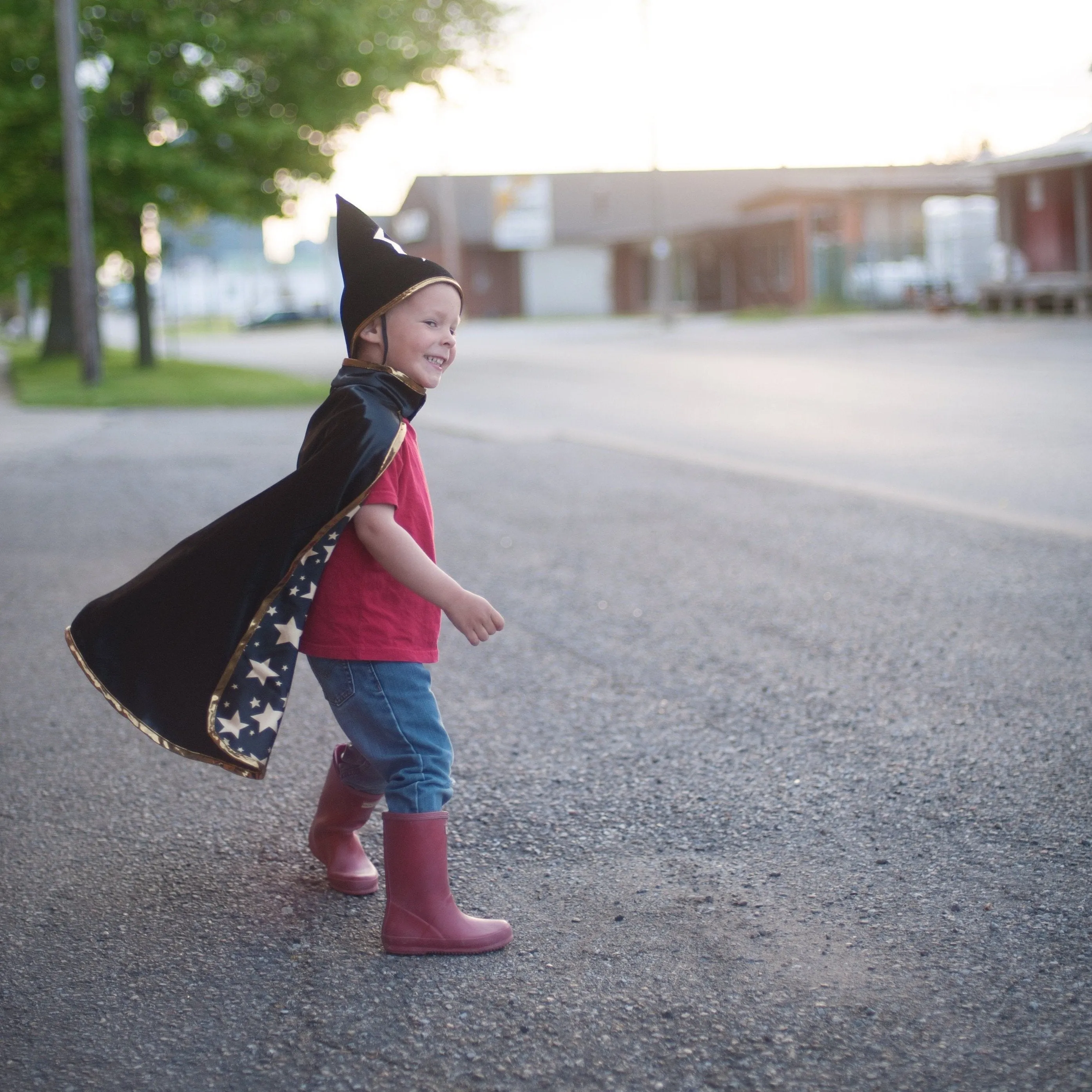 Reversible Wizard Cape & Hat