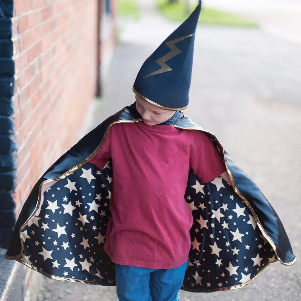 Reversible Wizard Cape & Hat
