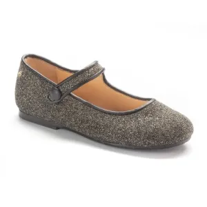 Robin - Black Glitter Strap for Girl by Manuela de Juan