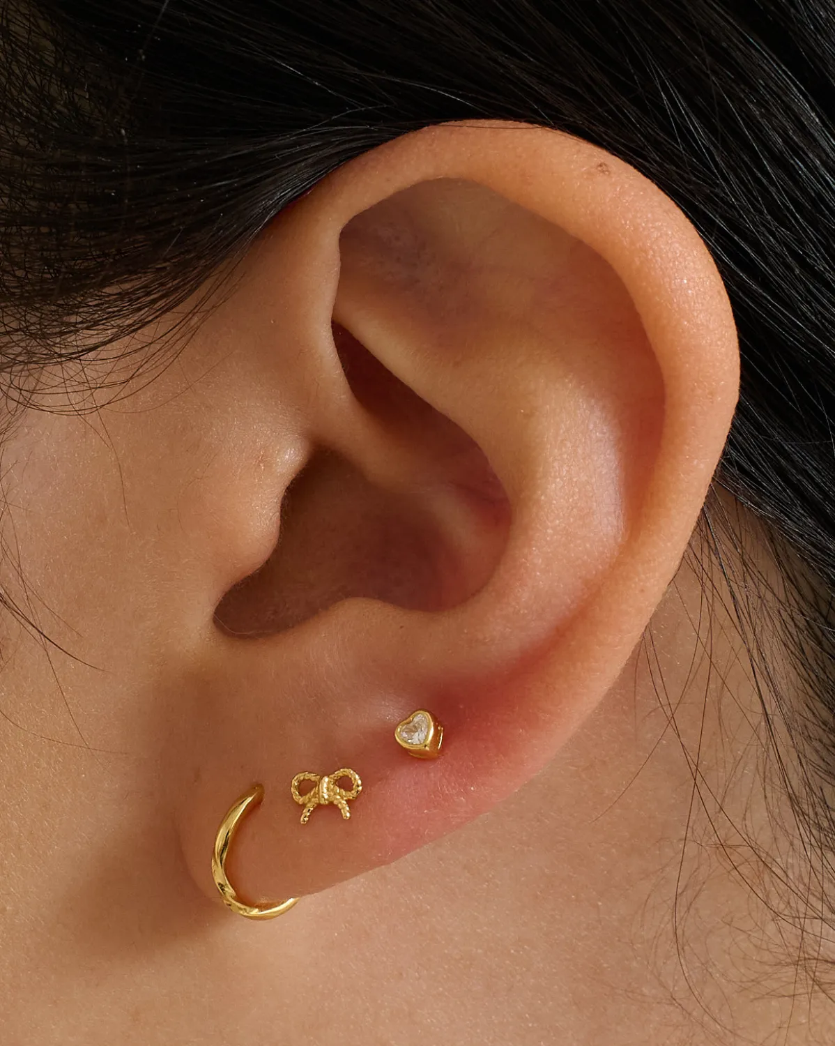 Rope Bow Piercing Stud