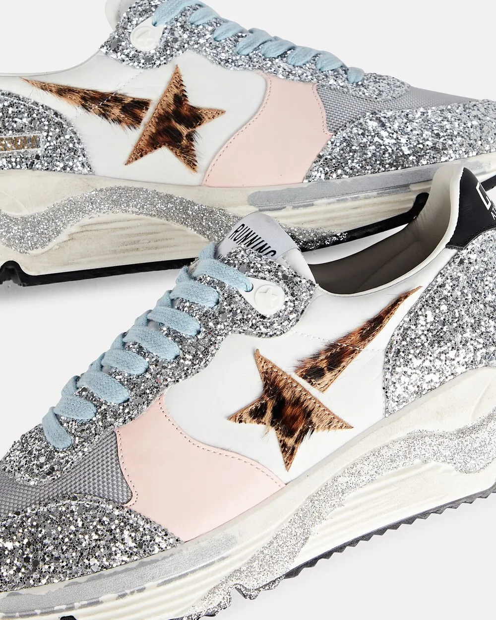 Running Sole Glitter Sneakers