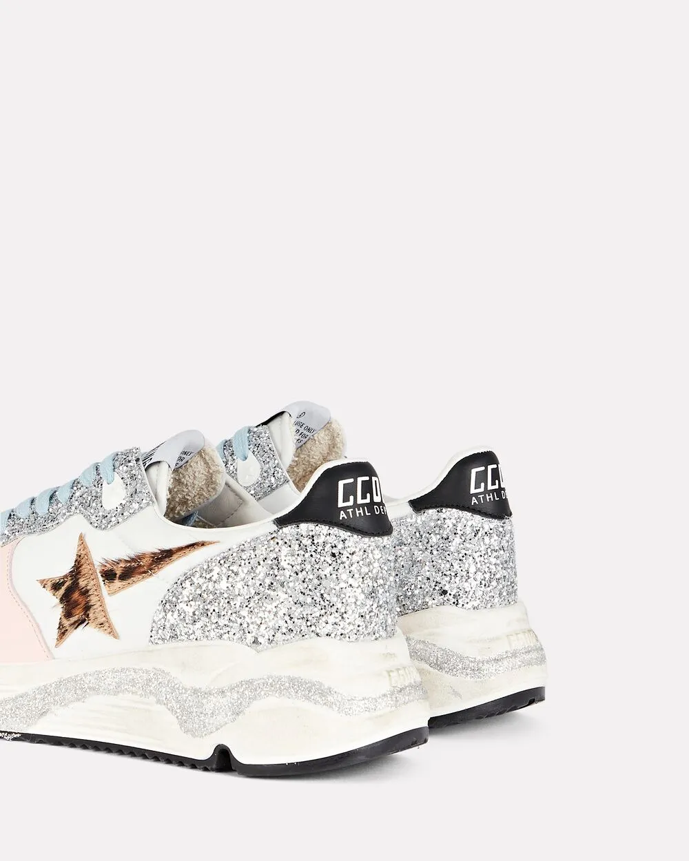 Running Sole Glitter Sneakers