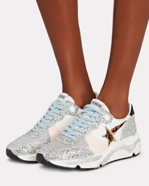 Running Sole Glitter Sneakers