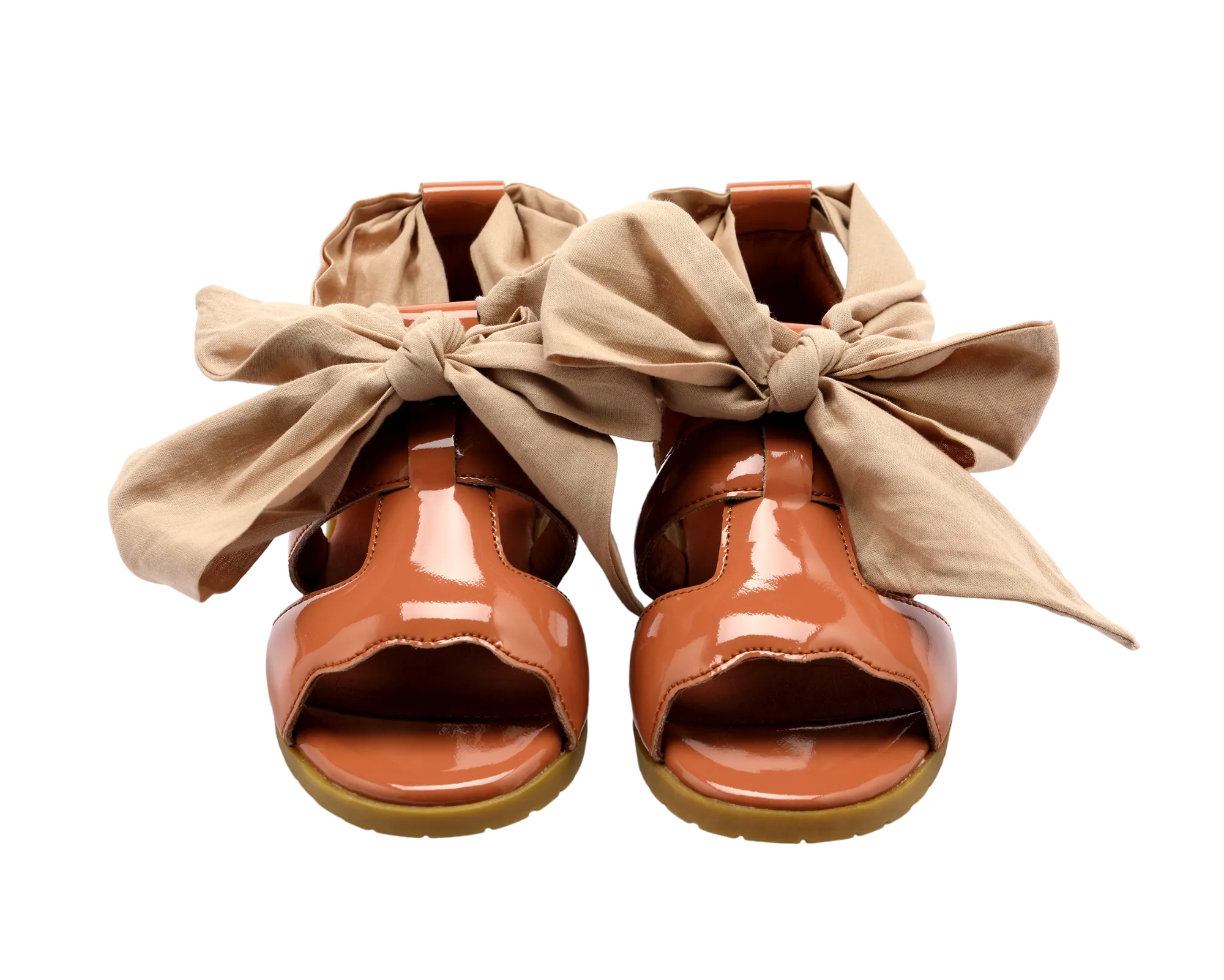 Sandy | Walnut Patent Leather