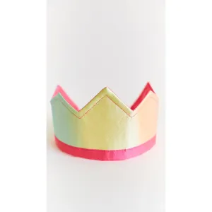 Sarah's Silks Crown - Rainbow