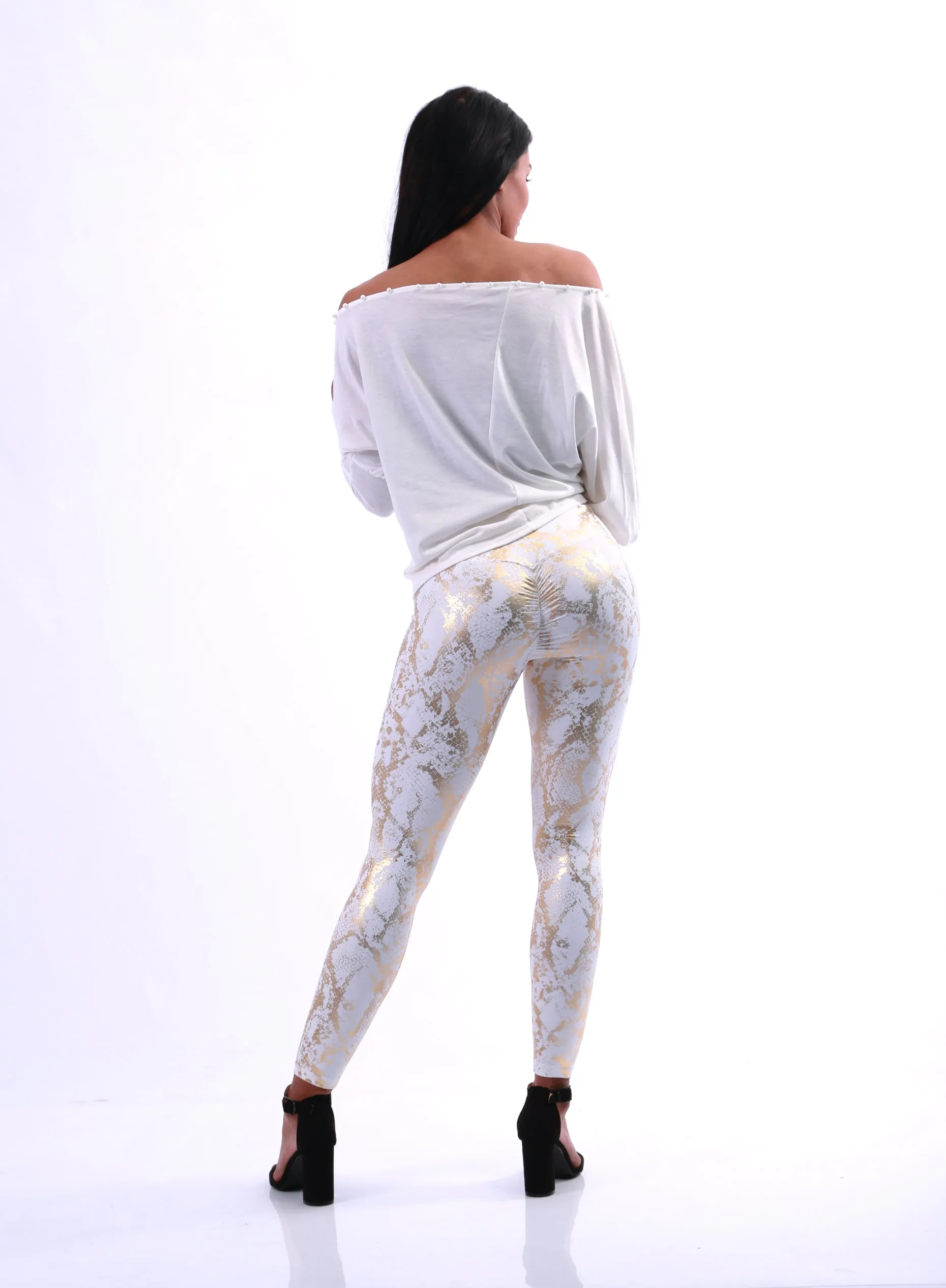 Shapewear TNG Dazzle Leggings - White gold