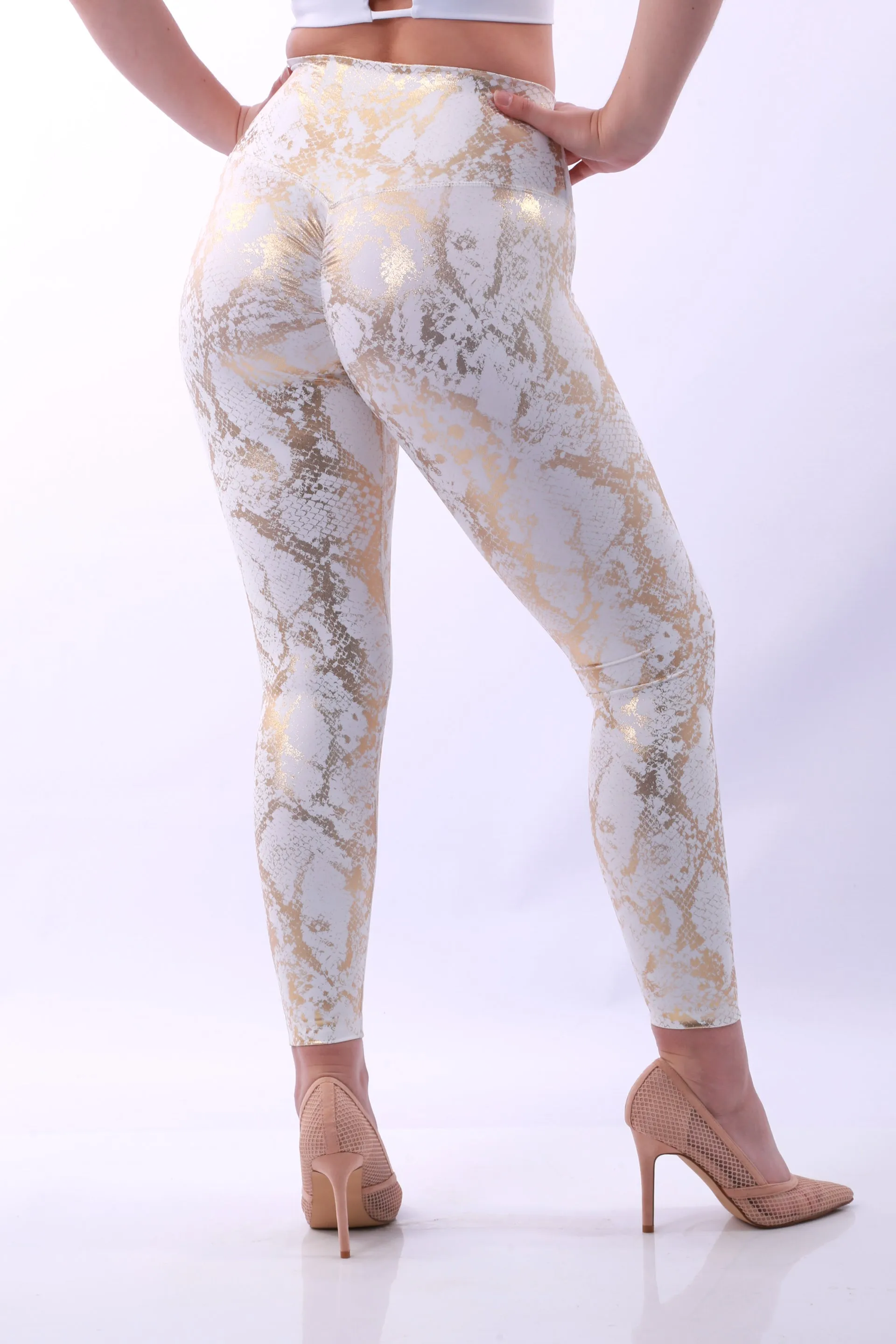 Shapewear TNG Dazzle Leggings - White gold