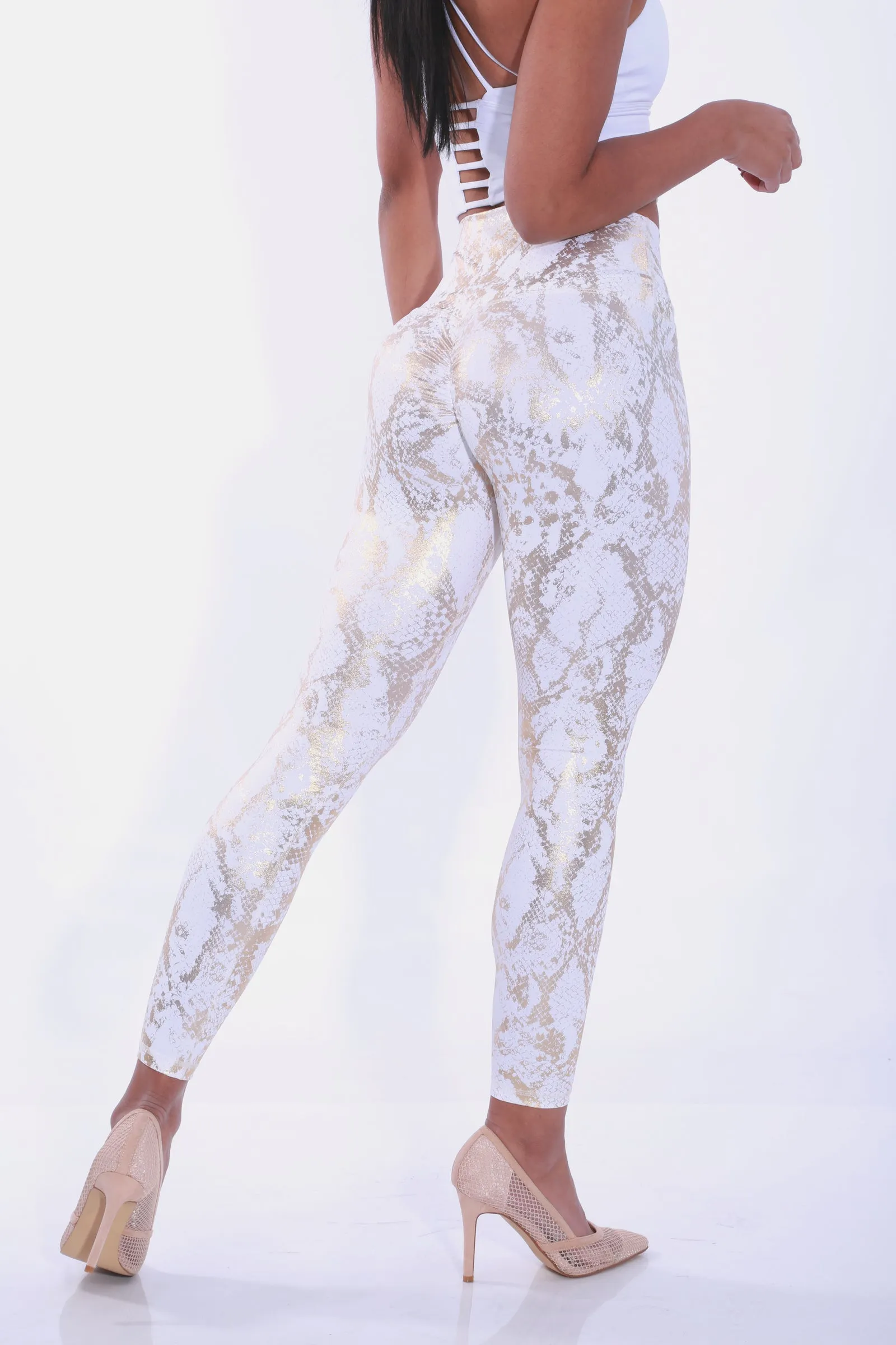 Shapewear TNG Dazzle Leggings - White gold