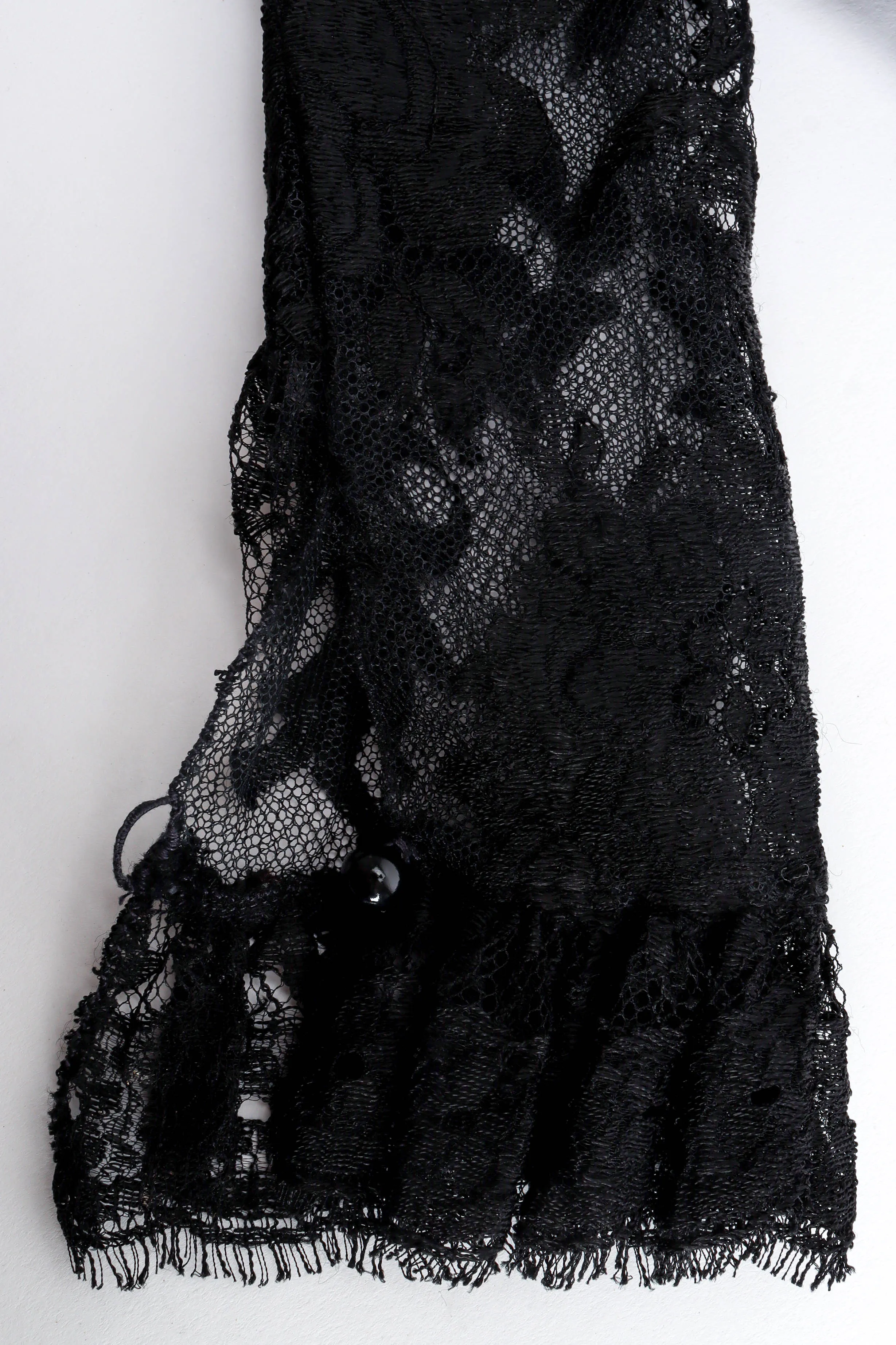 Sheer Lace Bow Dress