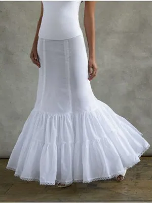 Size 12 David's Bridal 550 White Slip