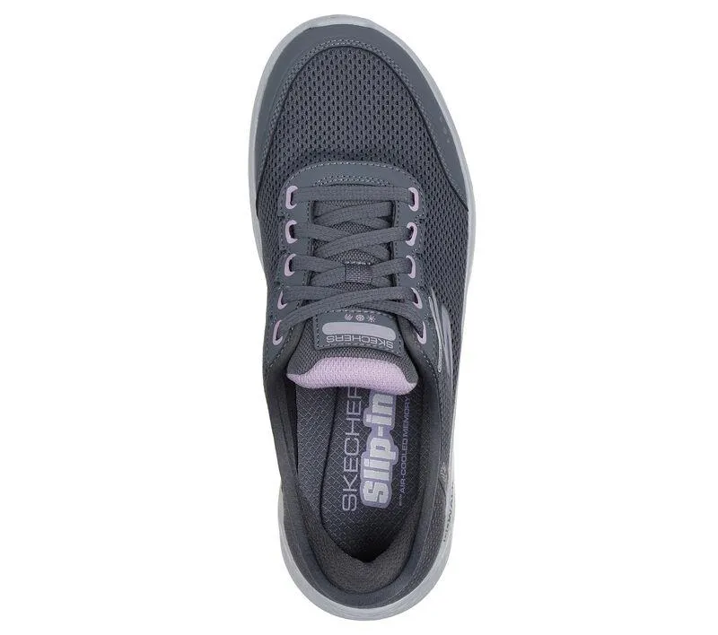 Skechers 124846 Go Walk Flex Clear Creek Sneakers für Damen mit weiter Passform